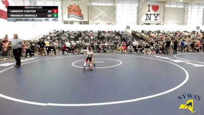 44 lbs Semifinal - Brandon Mendola, Greece Storm Wrestling vs Jameson Carlton, Journeymen Wrestling Club