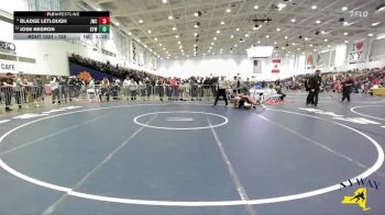 120 lbs Champ. Round 2 - Jose Negron, Camden Youth Wrestling vs Bladge Letlough, Journeymen Wrestling Club