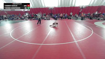 10U Boys - 71 lbs Semis - Rowen Christensen, Summit Wrestling Academy vs Everett Harcus, Belmont-Platteville Youth Wrestling Club