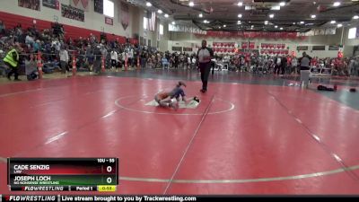 55 lbs Quarterfinal - Cade Senzig, LAW vs Joseph Loch, No Nonsense Wrestling