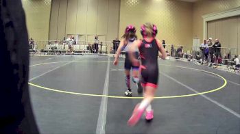 50 lbs Semifinal - Alivia Phillips, Bismarck Gorilla WC vs Celine Hashmi, Savage House WC