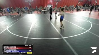 67 lbs Semifinal - Grady Schultz, Valley Elite Wrestling Club vs Tyson Peterson, CrassTrained: Weigh In Club