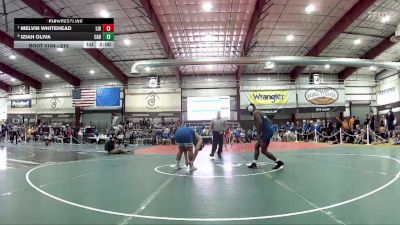 215 lbs Quarterfinal - Melvin Whitehead, Liberty vs Iziah Oliva, Carson