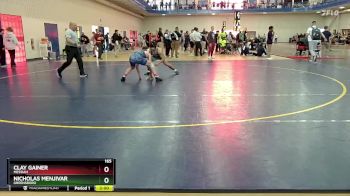 165 lbs Cons. Round 3 - Clay Gainer, Messiah vs Nicholas Menjivar, Greensboro