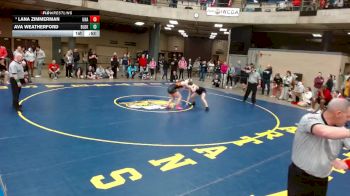 135 lbs 3rd Place Match - Lana Zimmerman, Unattached vs Ava Weatherford, Unattached