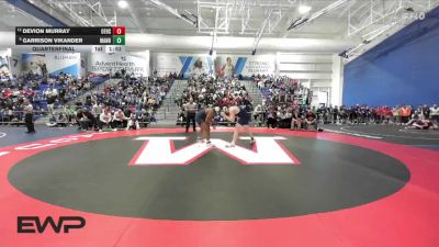 285 lbs Quarterfinal - Garrison Vikander, Manhattan vs Devion Murray, Olathe East