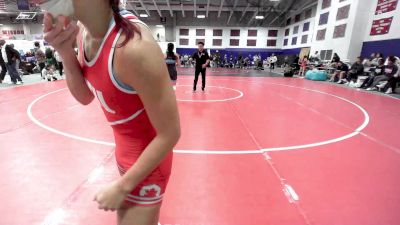110 lbs Cons. Round 3 - Kelsey Loeun, Simon Fraser University vs Destiny Castillo, Midland University