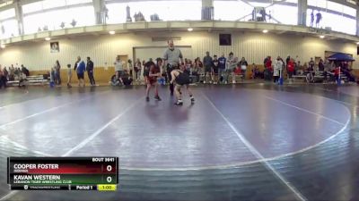 59 lbs Cons. Round 4 - Cooper Foster, Indiana vs Kavan Western, Lebanon Tiger Wrestling Club