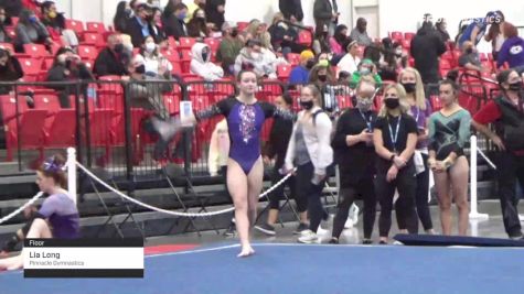 Lia Long - Floor, Pinnacle Gymnastics - 2021 Region 3 Women's Championships