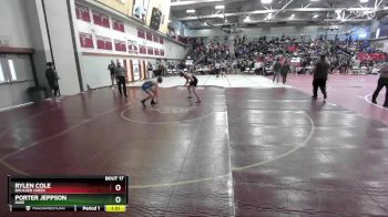 138 lbs Champ. Round 1 - Porter Jeppson, Dixie vs Rylen Cole, Boulder Creek