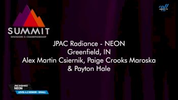 JPAC Radiance - NEON [2025 L4.2 Senior - Small Prelims] 2025 The D2 Summit