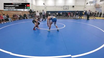 130 lbs Champ. Round 3 - Nate Galindo, Dos Palos vs Cuauhtemoc Luna, San Leandro