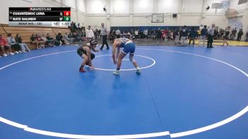 130 lbs Champ. Round 3 - Nate Galindo, Dos Palos vs Cuauhtemoc Luna, San Leandro
