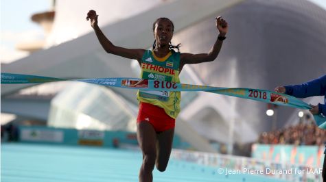 Netsanet Kebede Breaks Women's-Only World Record For Half Marathon