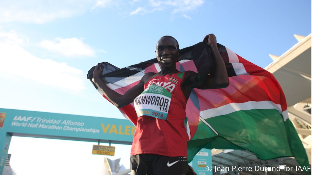 Kamworor, Gudeta Dominate Blustery IAAF World Half Marathon Championships