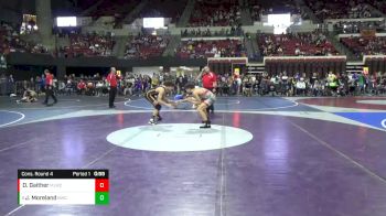 130 lbs Cons. Round 4 - Jaiden Moreland, Billings Wrestling Club vs Drayden Gaither, Moses Lake Wrestling Club