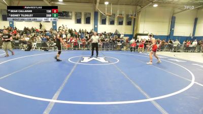 138 lbs Quarterfinal - Sean Callahan, Tewksbury vs Sidney Tildsley, Shawsheen