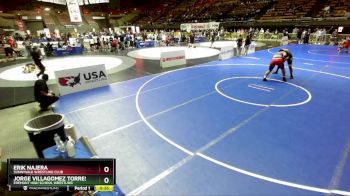 215 lbs Cons. Round 4 - Jorge Villagomez Torres, Fremont High School Wrestling vs Erik Najera, Sunnyvale Wrestling Club