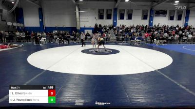 160 lbs Round Of 16 - Lucas Oliveira, Andover vs Jesse Youngblood, Newton South