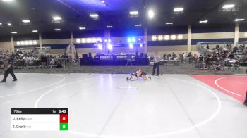 73 lbs Consi Of 4 - Jessie Kelly, Savage House WC vs Tristen Craft, Palisade HS