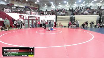 83-90 lbs Cons. Round 1 - Brooklynn Merli, Midwest Xtreme Wrestling vs Isaac Matthews, PAWS Elite WC