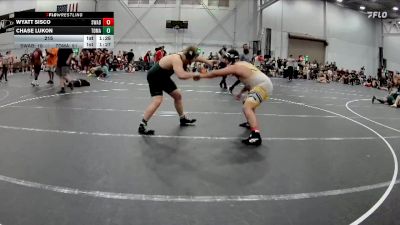 215 lbs Round 1 (4 Team) - Wyatt Sisco, Savage WA Black vs Chase Lukon, TDWC Maniacs