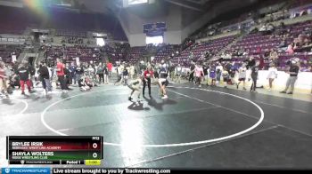 84-93 lbs Quarterfinal - Shayla Wolters, Ridge Wrestling Club vs BryLee Irsik, Nebraska Wrestling Academy