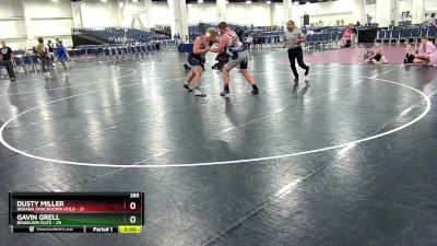285 lbs Round 6 (16 Team) - Gavin Grell, Brawlers Elite vs Dusty Miller, Indiana Smackdown Gold