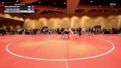 144 lbs Champ. Round 1 - MaClane Englert, Pennsylvania vs Declan O'Byrne, Pennsylvania