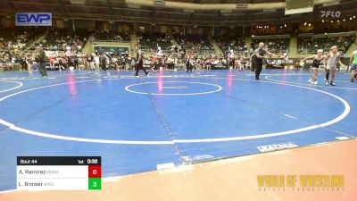 67 lbs Quarterfinal - Aaron Ramirez, Monster Garage vs Lincoln Brower, Apex