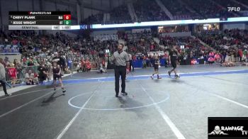 58 lbs Semifinal - Jesse Wright, OZ Trojan vs Chevy Plank, Maize