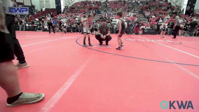 49-52 lbs Quarterfinal - Kaiser Ailey, Blackwell Wrestling Club vs Azayla Mitchell, El Reno Wrestling Club