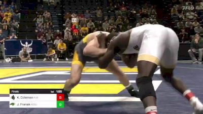 157 lbs Final - Kendall Coleman, Purdue vs Jared Franek, ND State