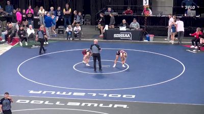 125 lbs Champ. Round 1 - Cordelia Hofer, Brandon Valley vs Kami Erickson, Brookings