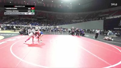 4A/3A/2A/1A Girls 155 Cons. Semi - Ksenia Zepeda, Gervais/St Paul Girls vs Kisten Elbek, Sisters Girls