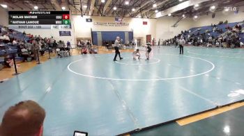 106 lbs 1st Place Match - Nolan Mather, Grassfield vs Nathan Lanoue, Western Branch