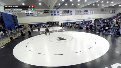 138 lbs Cons. Round 7 - Valentin Rosas, North Torrance vs John Azyx Artienda, Chino Hills WC