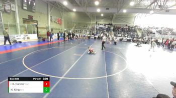 49 lbs 3rd Place Match - Kannon King, Box Elder Stingers vs Gavin Hancey, Fremont Wrestling Club