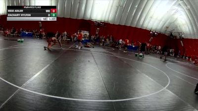 157 lbs Round 1 (8 Team) - Reid Adler, Wheaton Warrenville South vs Zachary Hylton, Cambridge-Isanti Blue