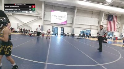 48.8-53 lbs Champ. Round 5 - Hank Shepherd, Sanderson Wrestling Academy vs Benjamin Chacon, Champions Wrestling Club