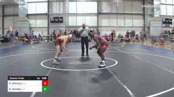 152 lbs Quarterfinal - Paniro Johnson, Bad Karma vs Grant Hansen, GGT