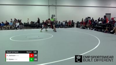 182 lbs Round 1 (4 Team) - Kaleb Jackson, Scarlet Knights vs Cole Sykes, Stronghold