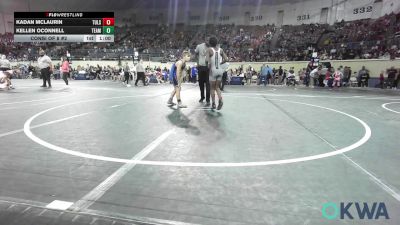 83 lbs Consi Of 8 #2 - Kadan Mclaurin, Tulsa North Mabee Stampede vs Kellen Oconnell, Team Guthrie Wrestling