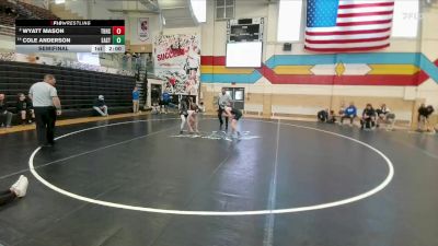 120 lbs Semifinal - Cole Anderson, Cheyenne East vs Wyatt Mason, Thunder Basin