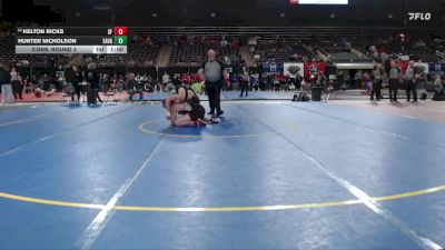 165 lbs Cons. Round 3 - Kelton Ricks, South Fremont vs Hunter Nicholson, East Valley