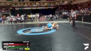 5A 139 lbs Semifinal - Justin Owens, Carlsbad vs Wade Wallace, Cleveland