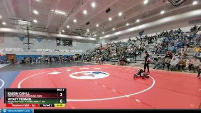 120 lbs Cons. Round 3 - Kason Cahill, Top Of The Rock Wrestling Club vs Wyatt Fenner, Moorcroft Mat Masters Wrestling Club