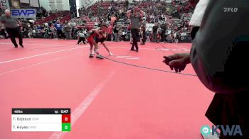 49 lbs Quarterfinal - TrüE Dejesus, Team Of Hard Knox vs Tinlee Hayes, Chaparral Kids Wrestling Club
