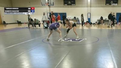 124 Open Quarterfinal - Kamdyn Saulter, Unattached vs Berlin Kiddoo, Central Methodist University