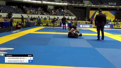 LUCAS ALEXANDRE DE QUEIROZ vs IGOR NASCIMENTO DA COSTA FELIZ 2022 World IBJJF Jiu-Jitsu No-Gi Championship